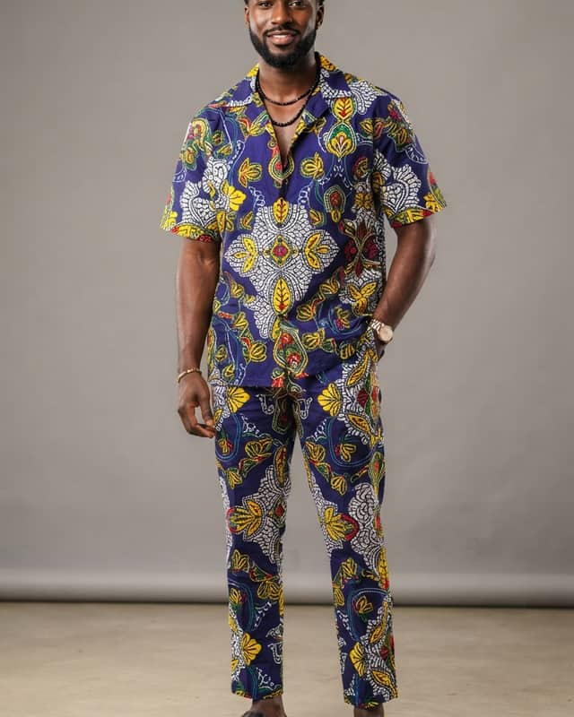 Bold Ankara Print Shirt & Trouser Set