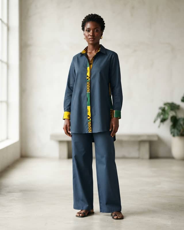 Urban Tunic & Wide-Leg Trouser Set